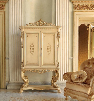 Bar à la maison, armoire de bar, casier à vin, armoire à vin beige pour salon