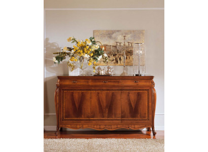 Buffet commode Armoires de luxe Commodes Salons Bois Marron Mobilier