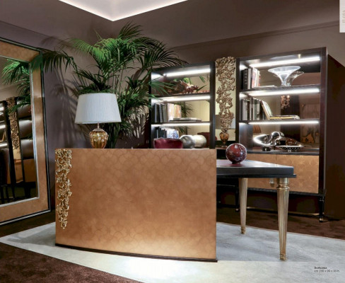Desk Bureau Bureaux Tables Bois Luxe Moderne Bureau d'ordinateur