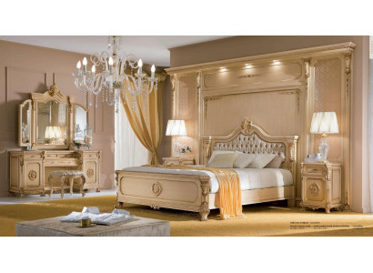Lit Double Chesterfield de Luxe Chambre à coucher Lits Cadre de Lit