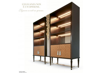 Vitrine Armoires Marron Vitrines Armoire De Luxe Bureau LED Salon