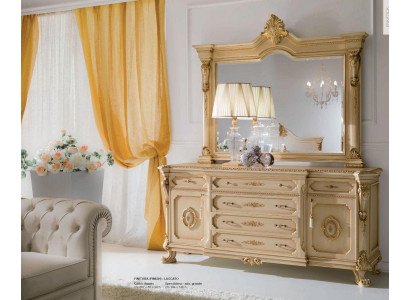 Commode Miroir Coiffeuse Coiffeuse Console Beige Suite Chambre