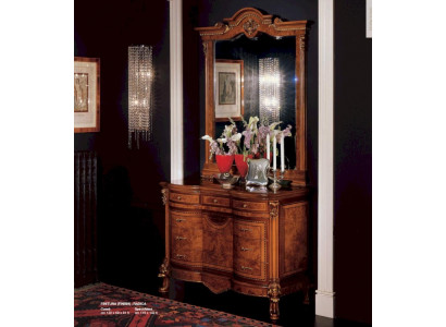 Groupe Commode Miroir Coiffeuse Console Marron Luxe Bois Ensemble