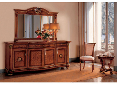 Buffet Commode Armoires Commodes Bois Salon Mobilier Armoire XXL Marron