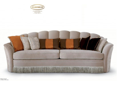 Canapé 3 places Canapés 3 places Mobilier de salon de luxe en polyester gris