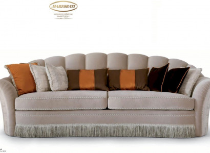 Canapé 3 places Canapés 3 places Mobilier de salon de luxe en polyester gris