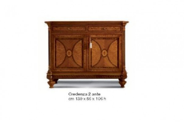 Buffet Commode Meubles Armoire Marron Bois Salon Baroque