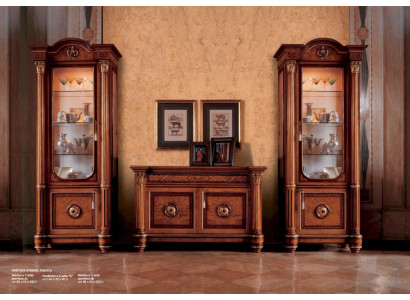 Vitrine Armoires de luxe Vitrines Bois Meubles de salon Verre Marron