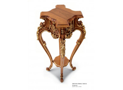 Stand de fleurs colonne à fleurs table d'appoint en bois véritable marron neuf