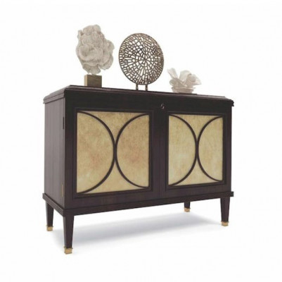 Commode Buffet Armoires de luxe Commodes Salon Bois Marron Meubles