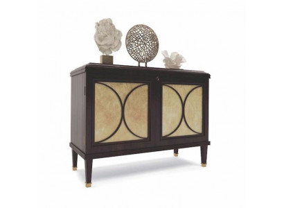 Commode Buffet Armoires de luxe Commodes Salon Bois Marron Meubles