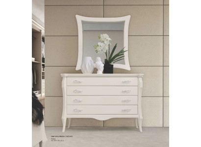 Suite Commode Miroir Buffet Armoires Chambre Blanche Luxe