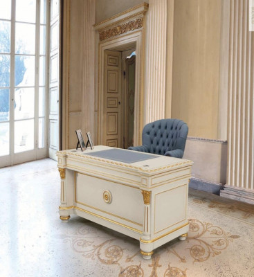 Chaise pivotante fauteuil de direction fauteuil de bureau fauteuils pivotants Chesterfield Bleu de luxe
