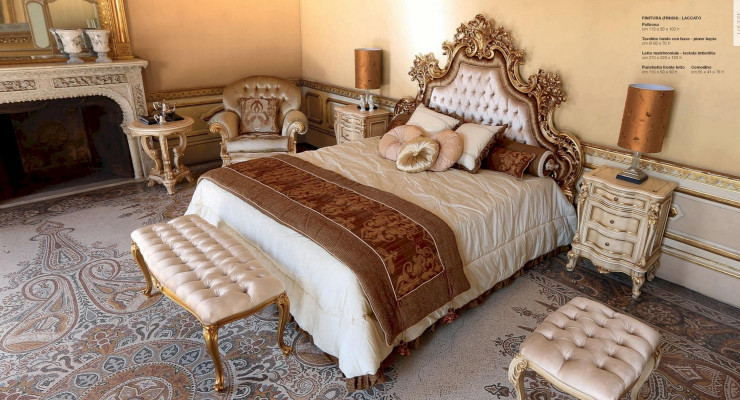 Tabouret de luxe Chesterfield Tabouret d'appoint Or Chambre en tissu beige