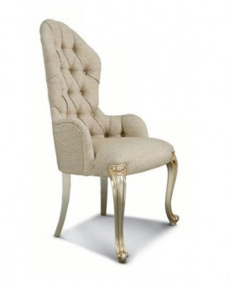 Chaises de salle à manger luxueuses en tissu beige - un confort stylé pour votre maison