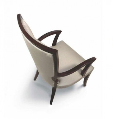 Chaise avec accoudoirs Chaise de salle à manger Chaise de cuisine Bois Tissu Gris