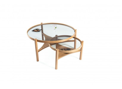 Salle de séjour Ensemble 2 pièces Rond 2x Tables basses Mobilier design moderne