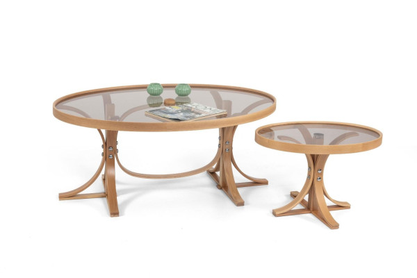 Salon complet 2x Tables basses de luxe Table de designer moderne