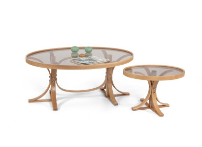 Salon complet 2x Tables basses de luxe Table de designer moderne