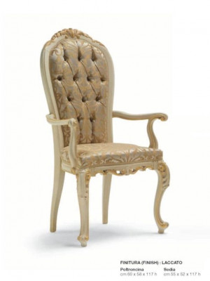 Chaise de salle à manger Chaise Chaise de salle à manger Fauteuil de luxe Chaises Bois Tissu