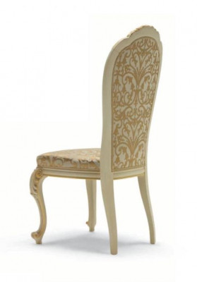Chaise de salle à manger Chaise Chaise de salle à manger Fauteuil de luxe Chaises Bois Tissu