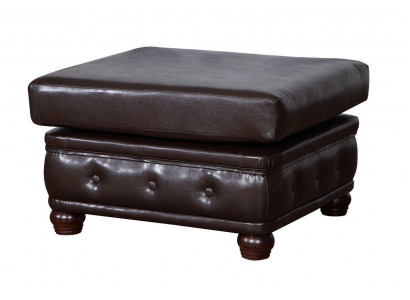 Repose-pieds Club Lounge Tabouret en cuir Textile Ottoman Designer Pufa Ottoman nouveau