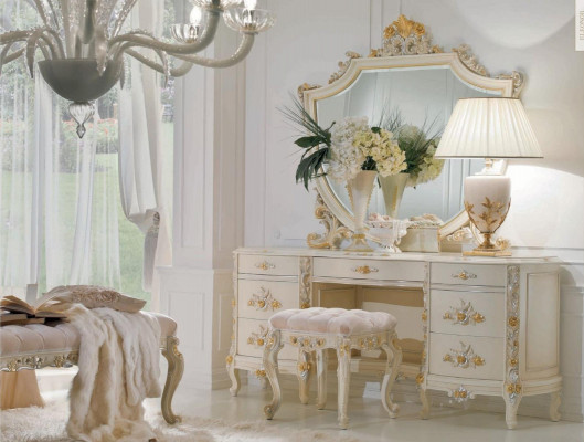 Tabouret Chesterfield de luxe Tabouret rembourré Chambre Baroque