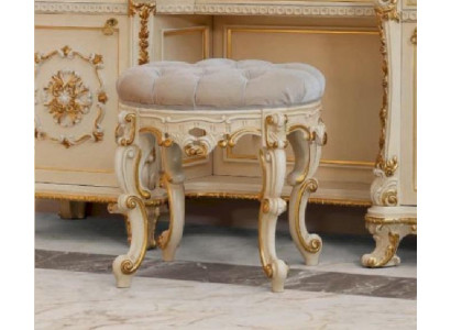 Tabouret Chesterfield Tabouret de côté de luxe Siège Rembourrage Chambre