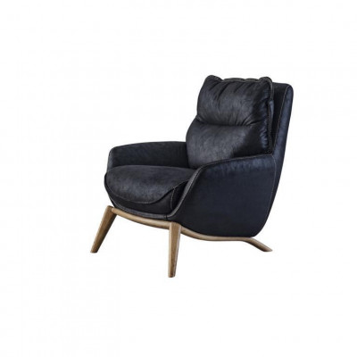 Fauteuil de luxe design moderne Mobilier de salon Couleur noire