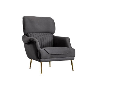 Fauteuil de luxe design moderne Mobilier de salon Couleur grise Style