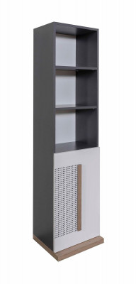 Armoire en bois Bibliothèque Jeunesse Gris Armoires Étagère Mobilier neuf