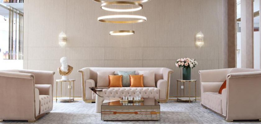 Table d'appoint Mobilier de luxe Acier inoxydable Table basse Tables Consoles Design Marbre nouveau