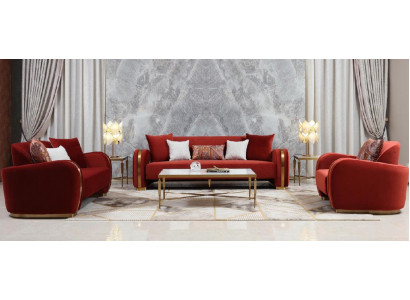 Ensemble de canapés 3 places Ensemble de canapés Design Canapés Luxueux Groupe rembourré Neuf