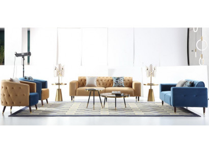 Mobilier de design Salon Canapé Ensemble de canapés Ensembles de canapés 3+2+1+1 4 pièces.