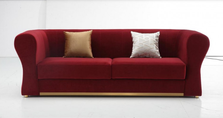Canapé trois places Design Tissu Moderne 242 x 93 Canapé de salon Mobilier de chambre
