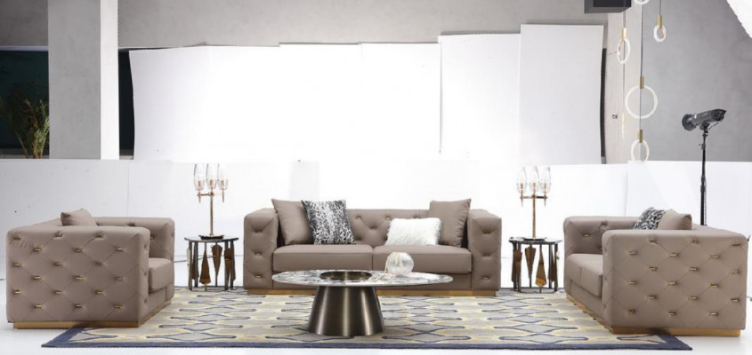 Ensemble de canapé 3 places Canapé moderne Mobilier de salon Canapé design en tissu neuf
