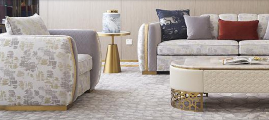 Table d'appoint Tables basses Table basse Tables de canapé en acier inoxydable Table de luxe neuve 2 pièces