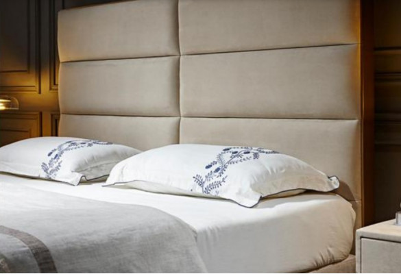 Lit Lit de mariage Design de luxe Lit rembourré Design Lit Lits textiles Lit double