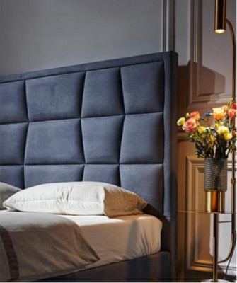 Ensemble complet de chambre à coucher Lit 2x Table de chevet 3 pcs. Lits de luxe Designer