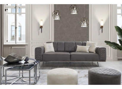 Canapé 4 places de luxe XXL Canapé design Canapé en cuir de luxe Meubles italiens