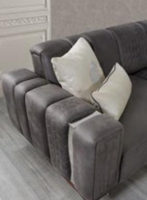 Canapé 4 places de luxe XXL Canapé design Canapé en cuir de luxe Meubles italiens