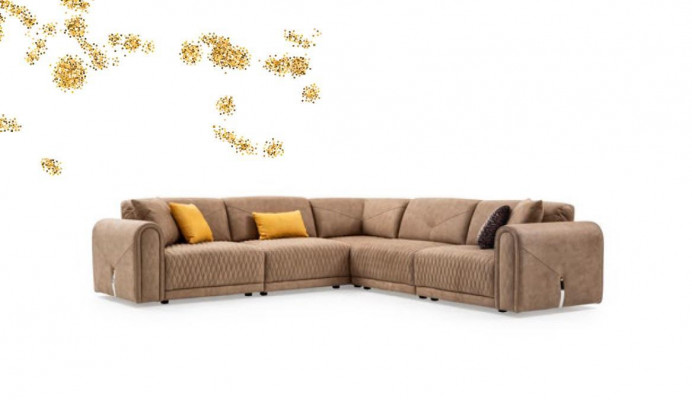 Textil Sofa Couch Ecksofa Eckcouch Polstermöbel Sofas Couches Möbel Stoff