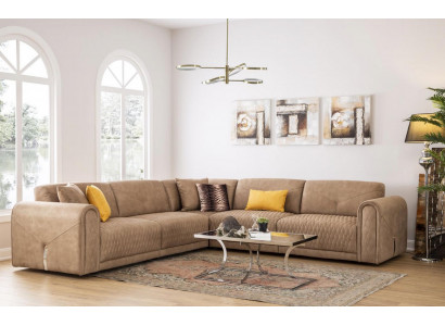 Textil Sofa Couch Ecksofa Eckcouch Polstermöbel Sofas Couches Möbel Stoff