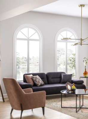 Ensemble de canapé 4+3+1 places Design Canapé Rembourrage Canapés Moderne de Luxe Neuf