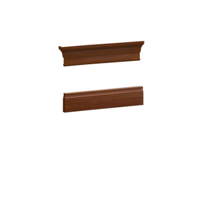 Éléments plinthe cimaise pour le système d'armoire vitrine BA-29