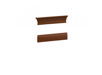 Éléments plinthe cimaise pour le système d'armoire vitrine BA-29