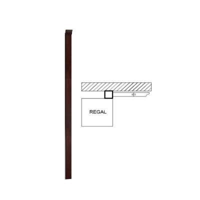 Coin de décoration Slupek Élément de bureau Bureau Bois Étagère Slupek Monaco