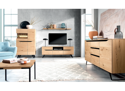 Vitrine de luxe Armoire de designer en bois Vitrines Armoires Étagères 108,8 x 57,3 cm neuf