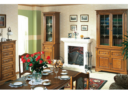 Vitrine vitrine classique en verre armoire de garde-robe coloniale neuve OK2