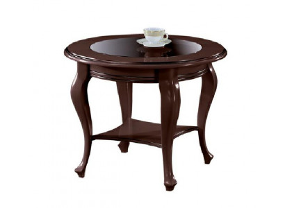 Table ronde Table basse Tables en bois massif Bois massif Table d'appoint neuve V-5A